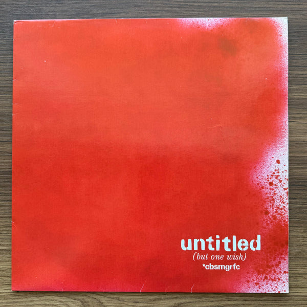 Cbsmgrfc – Untitled (But One Wish) 33 LP RECORD