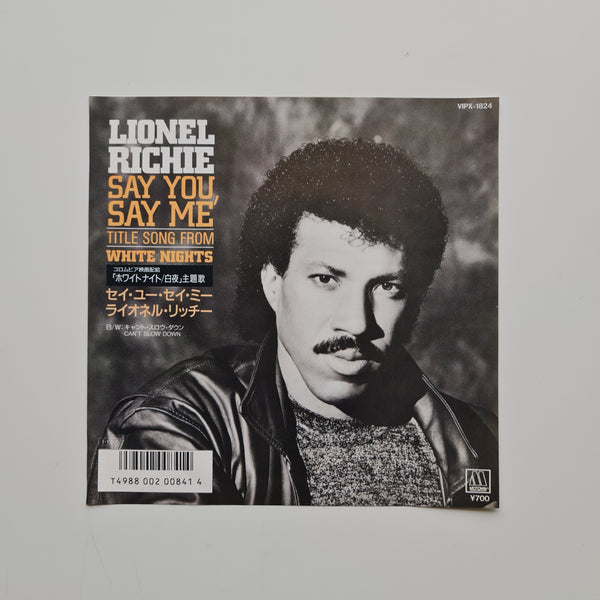 Lionel Richie – Say You, Say Me / Can't Slow Down