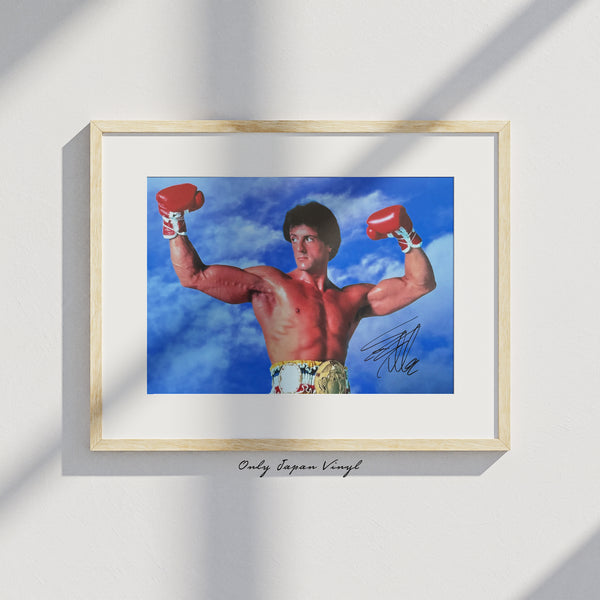 Sylvester Stallone Rocky 20x30 cm Boyutunda El İmzalı Fotoğraf (Ömür Boyu COA)