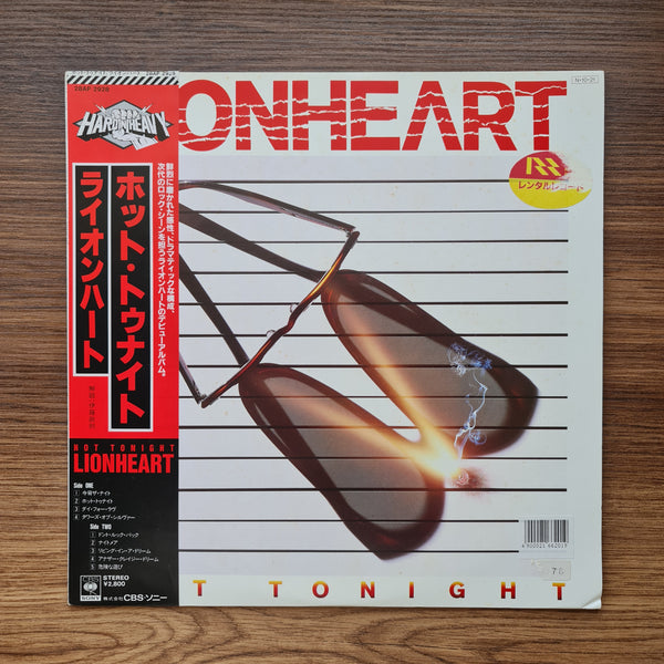 Lionheart – Hot Tonight 33 LP RECORD