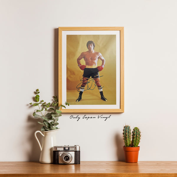 Sylvester Stallone Rocky 21x26 cm Boyutunda El İmzalı Fotoğraf (Ömür Boyu COA)