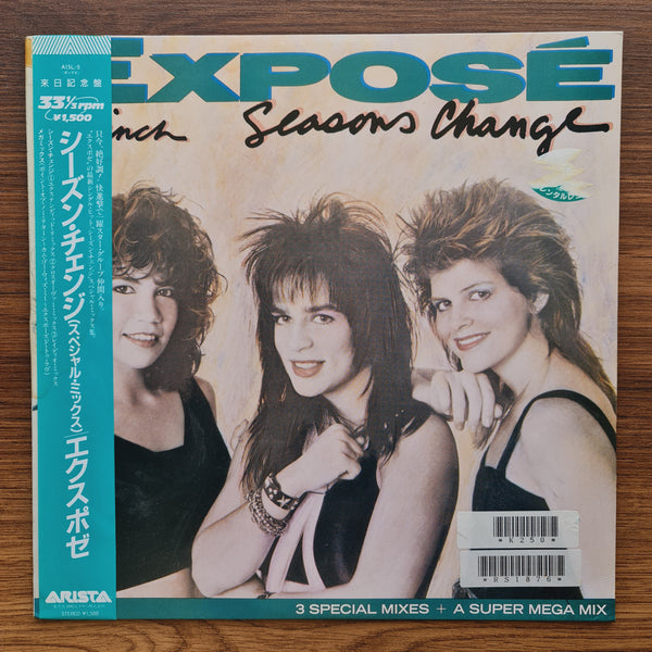 Expose – Seasons Change 33 LP RECORD