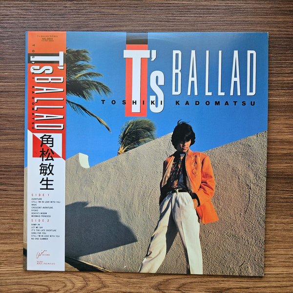 Toshiki Kadomatsu – T's Ballad 33'lük LP PLAK