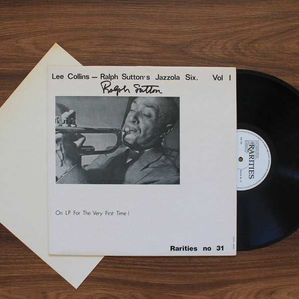 Lee Collins – Ralph Sutton Jazzola Six Vol.1 Signed Record