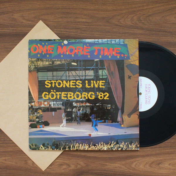 Rolling Stones - One More Time.. Stones Live Göteborg '82 33'lük LP PLAK