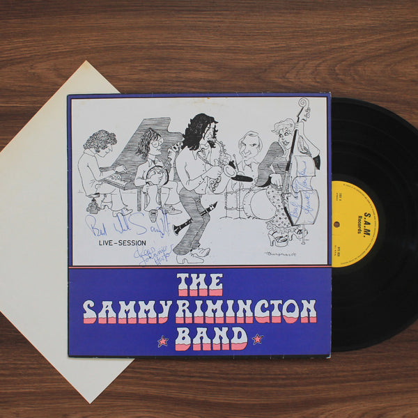 Sammy Rimington Band – Live - Session Signed Plaque