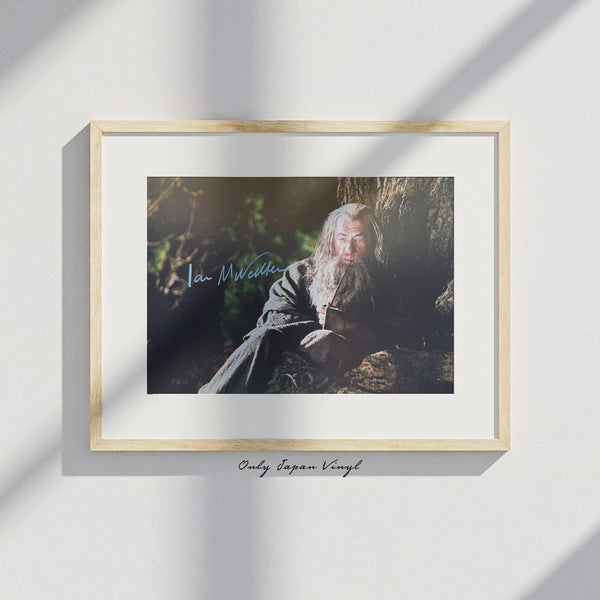 Ian McKellen 20x30 cm Boyutunda El İmzalı Fotoğraf (Ömür Boyu COA)