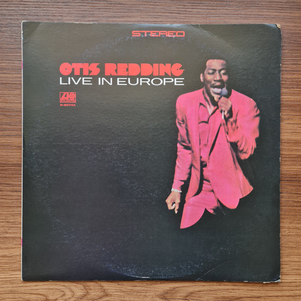 Otis Redding – Otis Redding Live In Europe 33 LP RECORD