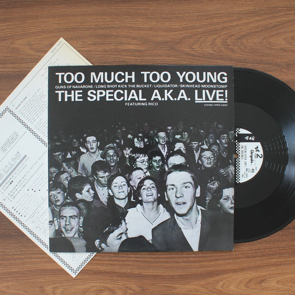 The Special AKA Featuring Rico - Too Much Too Young 33 LP RECORD