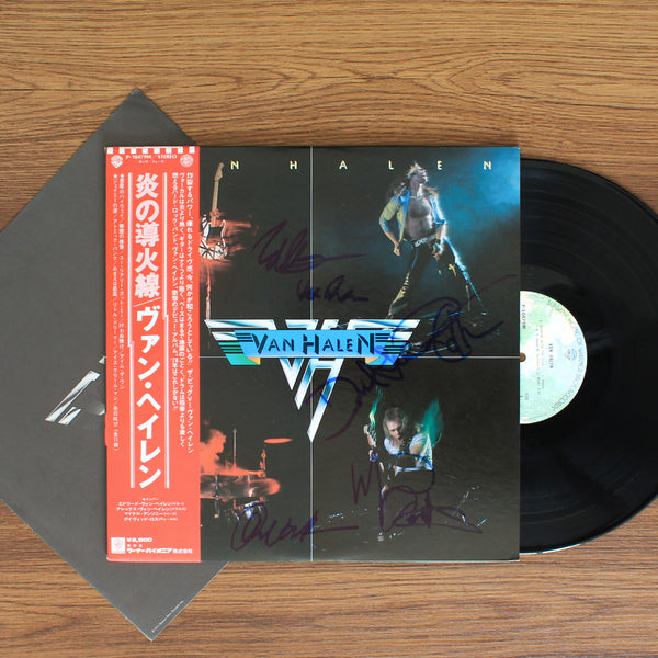 Van Halen - Record Signed by Van Gelen