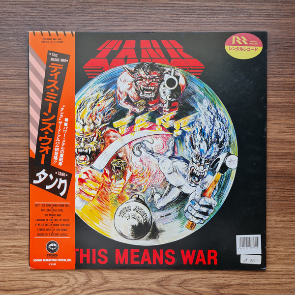 Tank – This Means War 33'lük LP PLAK