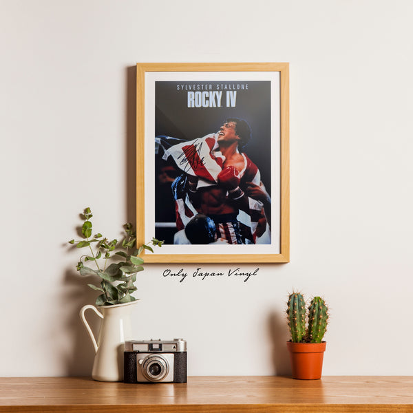 Sylvester Stallone Rocky IV 20x30 cm Boyutunda El İmzalı Fotoğraf (Ömür Boyu COA)